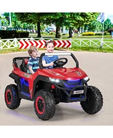 12V 2-Seater Kids Ride-On Utv – Slow Start, Remote & Music Player