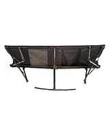 Kamp-Rite Standard Kwik Cot Quick Setup 1 Person Sleeping Bed w/Carry Bag, Black