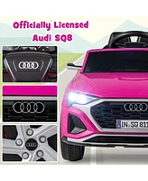Hongge 12V Kids Ride on Car Licensed Audi SQ8 with Remote Control and 3 Speeds