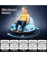 Hongge 12V 360° Ride on Bumper Car for Toddlers with Remote Control
