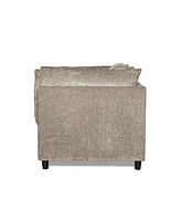 Streamdale Furniture Luxurious Textured Club Chair With Plush Pillows And Cozy Design