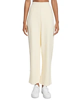 Three Dots Women's Nova Solid-Color Wide-Leg Pull-On Pants