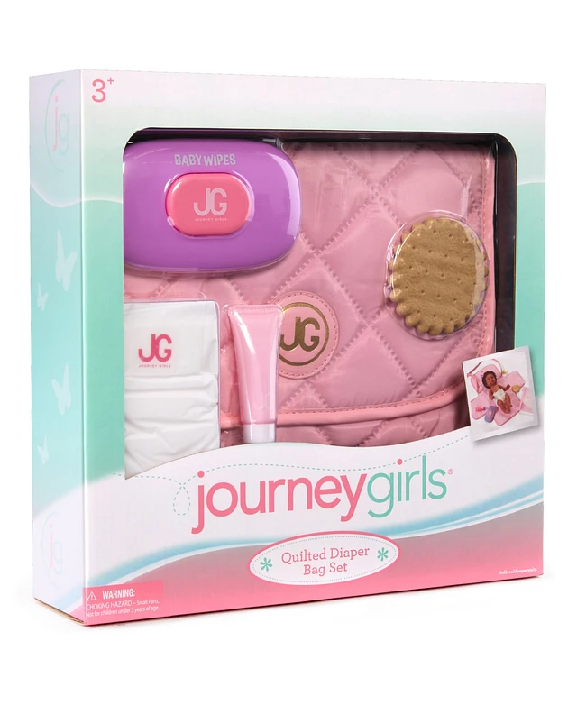 Journey Girls Plush Diaper Bag Set, Created for Macy's Westland Mall