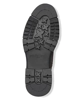 Karl Lagerfeld Men's Lug Sole Suede Engineer Cap Toe Boot