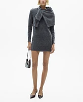 Mango Women's Knit Shift Dress