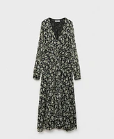 Mango Women's Floral Chiffon Dress