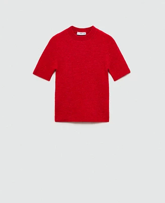 Mango Women's Short Sleeve Sweater