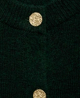 Mango Women's Jewel Button Detail Knitted Cardigan