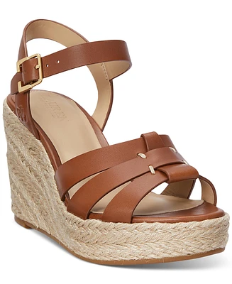 Lauren Ralph Women's Soffia Espadrille Wedge Sandals