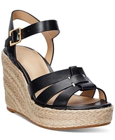 Lauren Ralph Women's Soffia Espadrille Wedge Sandals