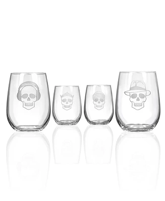 Rolf Glass Numbskulls Stemless Wine Tumbler 17oz