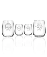 Rolf Glass Numbskulls Stemless Wine Tumbler 17oz