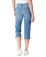 Gloria Vanderbilt Petite Amanda High Rise Straight-Leg Capri Jeans