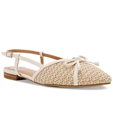 Dv Dolce Vita Women's Carsen Bow Pointed-Toe Slingback Flats