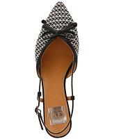 Dv Dolce Vita Women's Carsen Bow Pointed-Toe Slingback Flats