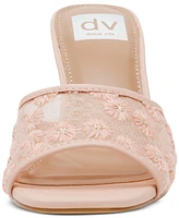 Dv Dolce Vita Women's Yossi Lace Mesh Slide Dress Sandals