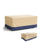Sugift Patio Furniture Cover with Padded Handle and Click-Close Straps-90 x 50 x 32 inches