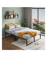 gaomon Bed Frame Full Size, 14 Inch Durable Platform Bed Frame, [No Box Spring Needed] [ Noise Free] [Easy To Assemble], Heavy Duty Frame Bed Mattress