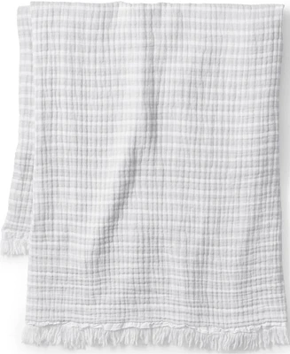 Lands' End Cotton Throw Blanket