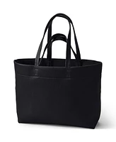 Lands' End Women's Faux Leather Tote