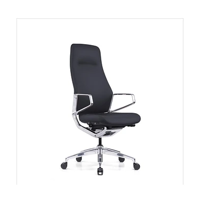 Decent Living Executive Premium Leather Office Chair with Full Height Back