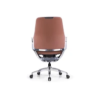 Decent Living Executive Premium Leather Office Chair with Standard Height Back