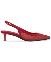 I.n.c. International Concepts Women's Gemini Mid Heel Slingback Pumps, Created for Macy's