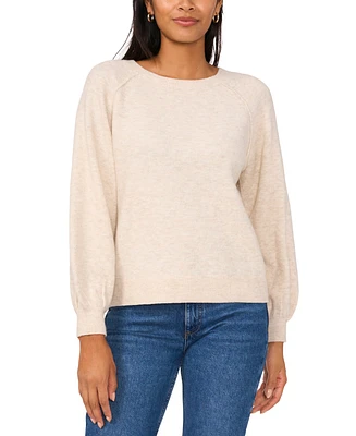 Vince Camuto Women's Crewneck Raglan Puff-Sleeve Sweater