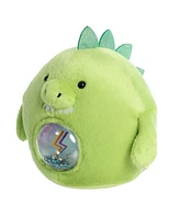 Aurora Mini T-Rex Shaker Playful Plush Toy Green 5