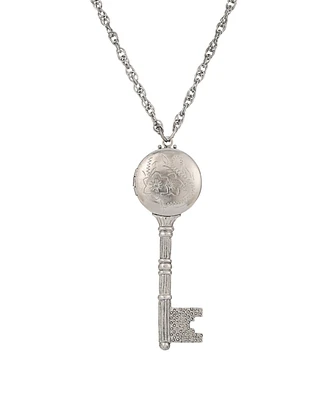 2028 Key Locket Pendant Necklace