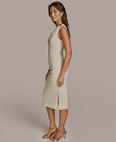 Donna Karan New York Women's Asymmetric-Neck Sheath Dress