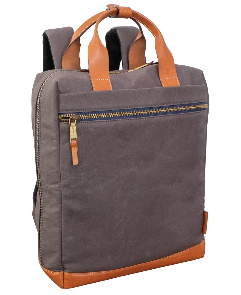 Boarding Pass The Voyager 20 oz. Waxed Canvas Travel Backpack