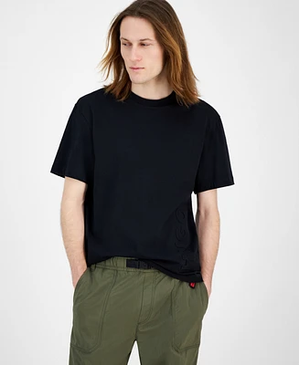 Hugo Boss Men's Dimuni Relaxed Fit Short Sleeve Crewneck Raised Logo T-Shirt, Exclusively at Macy's