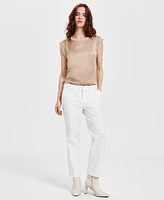 Liverpool Los Angeles Women's Kelsey Cropped Twill Trouser