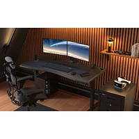 Mfc Rogue Executive Office & Gaming Sit to Stand Desk with Fenix Nanotech Surface