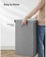 Songmics Home Double Laundry Hamper with Lid