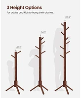 Songmics Home Tree-Shaped Coat Rack with 8 Hooks