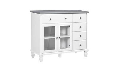 Slickblue Kitchen Sideboard and Storage Cabinet for Efficient Organization and Stylish Kitchen Decor