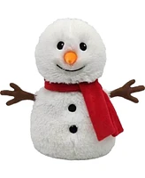 Warmies Microwavable French Lavender Scented Plush Red Scarf Snowman