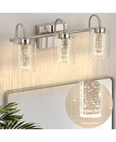 gaomon Light Brushed Nickel Bathroom Light Fixtures