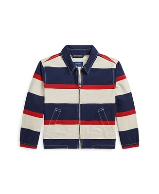 Polo Ralph Lauren Toddler and Little Boys Bayport Striped Cotton Jacket