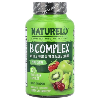 Naturelo B Complex with a Fruit & Vegetable Blend Plus CoQ10