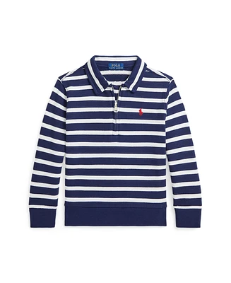 Polo Ralph Lauren Toddler and Little Boys Striped French Terry Sweatshirt