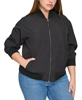 Levi's Trendy Plus Lightweight Zip-Front Bomber Jacket