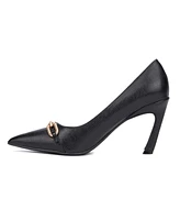 New York & Company Women's Katerina- Lizard Embossed Pump Heels