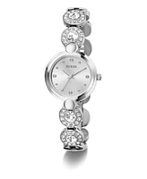 Guess Women's Analog Silver Tone Stainless Steel Watch, 26 mm