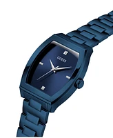 Guess Men's Analog Blue Stainless Steel Watch, 42 mm