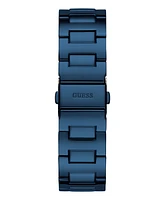 Guess Men's Analog Blue Stainless Steel Watch, 42 mm