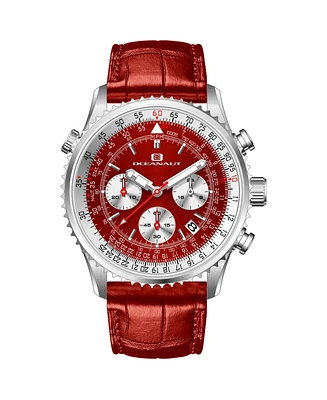 Oceanaut Men's Flight Red Dial Watch - OC0129