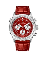 Oceanaut Men's Flight Red Dial Watch - OC0129
